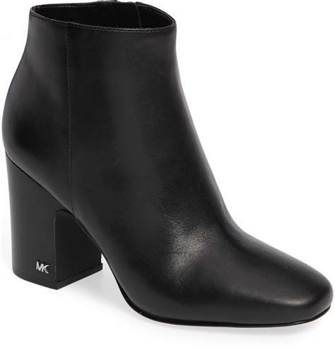 michael kors elaine leather bootie|michael kors boots.